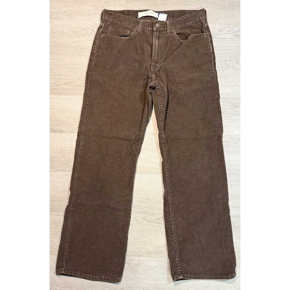 Vintage Gap Bootcut Fit Corduroy Pants Men's Size 32x30 Brown Cotton Grunge Y2K